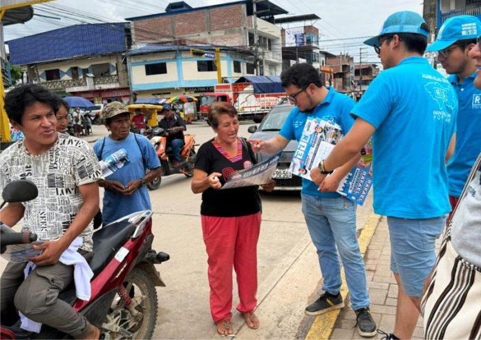 Álvaro Rojas fortalece su trabajo en Selva Central previo a la llegada de Rafael López Aliaga
