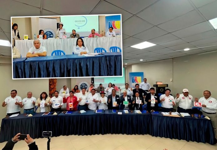 Candidatos a diputado firman «Pacto por Junín» y se van corriendo