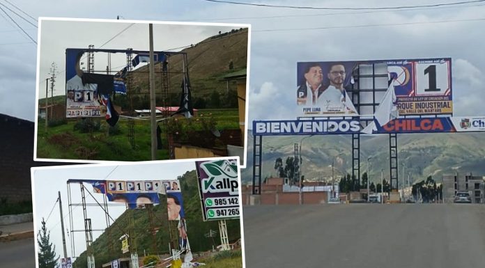 Walter Conovilca denuncia “guerra sucia” tras destrucción de sus gigantografías