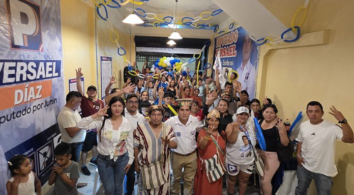 Versael Díaz intensifica su campaña en Selva Central y consolida respaldo ciudadano