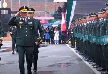 General PNP César Calero retoma sus funciones como jefe de la Región Policial Junín