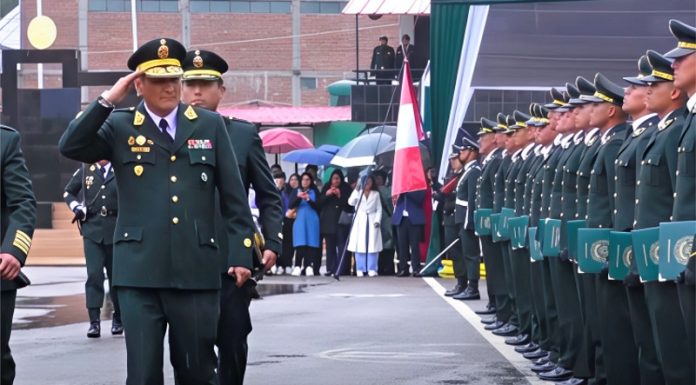 General PNP César Calero retoma sus funciones como jefe de la Región Policial Junín