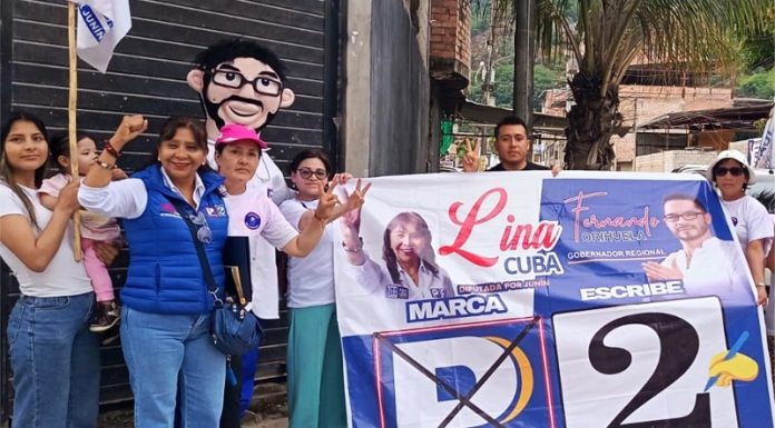 Lina Cuba propone vacancia para autoridades que no den continuidad a ejecución de obras