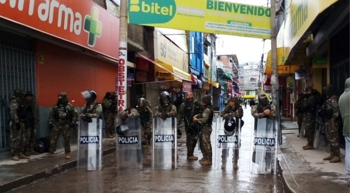 Fiscalía realiza mega operativo en pasaje Andaluz de Huancayo y acaba con 12 detenidos