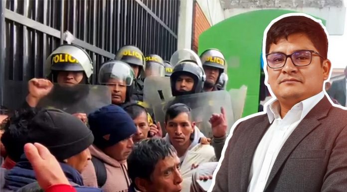 Pobladores reclaman construcción de colegio y gerente les dice que son movidos políticamente