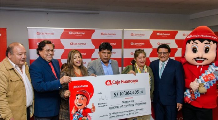 Caja Huancayo fortalece el progreso de la ciudad con transferencia de utilidades por más de 10 millones