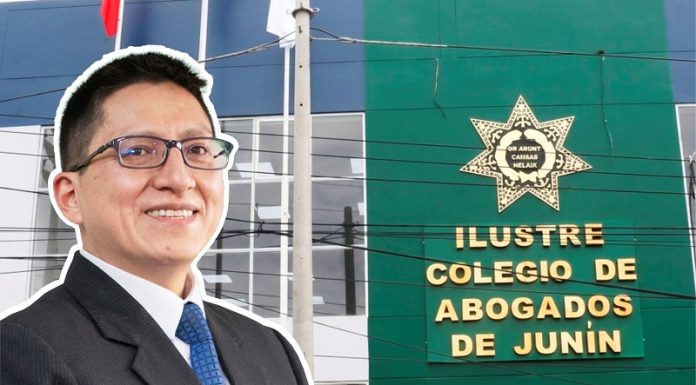 Richard Vidal gana elecciones para decano del Colegio de Abogados de Junín