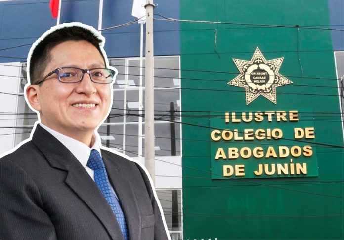 Richard Vidal gana elecciones para decano del Colegio de Abogados de Junín