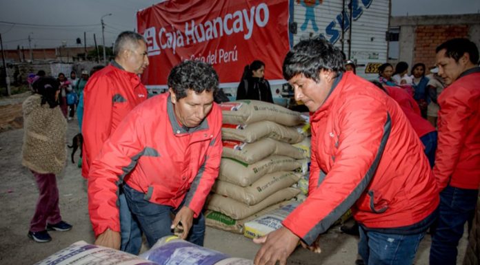 Caja Huancayo lleva ayuda a familias afectadas por intensas lluvias en Arequipa