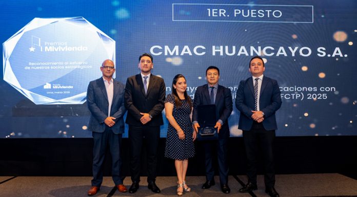 Caja Huancayo lidera nuevamente el financiamiento habitacional y logra el N° 1 en MiVivienda 2025