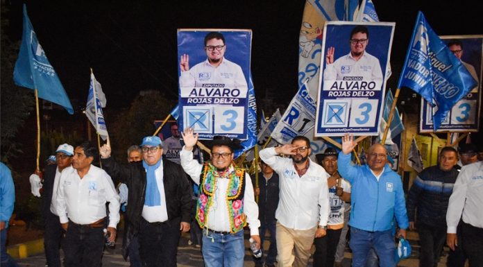 Alvaro Rojas: «He caminado por 100 distritos de los 124 de nuestra región»