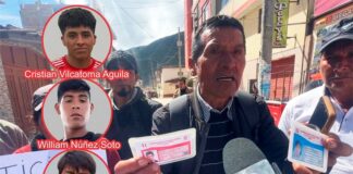 Al menos tres de los cinco abatidos en Colcabamba eran estudiantes y deportistas