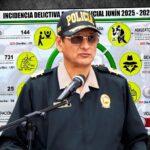 Jefe de la Región Policial Junín presenta estadísticas de incidencias delictivas
