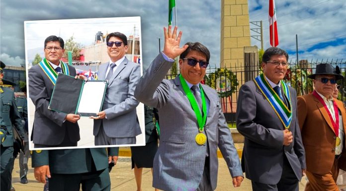 Municipalidad de Chupaca declara Hijo Ilustre al congresista Waldemar Cerrón