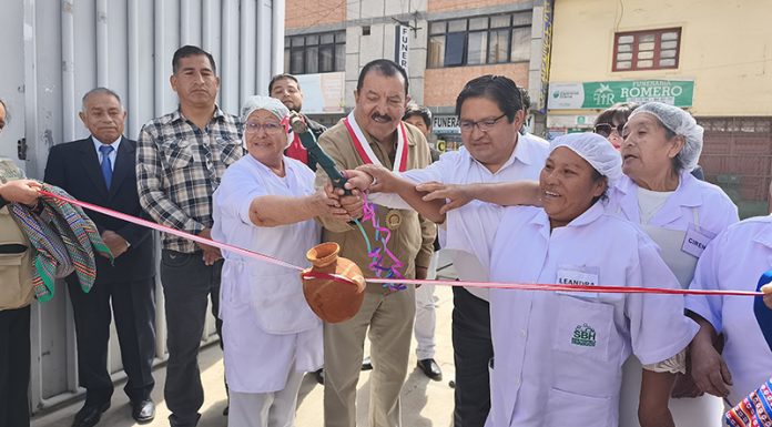 Beneficencia de Huancayo inaugura su cuarto comedor gratuito para personas vulnerables