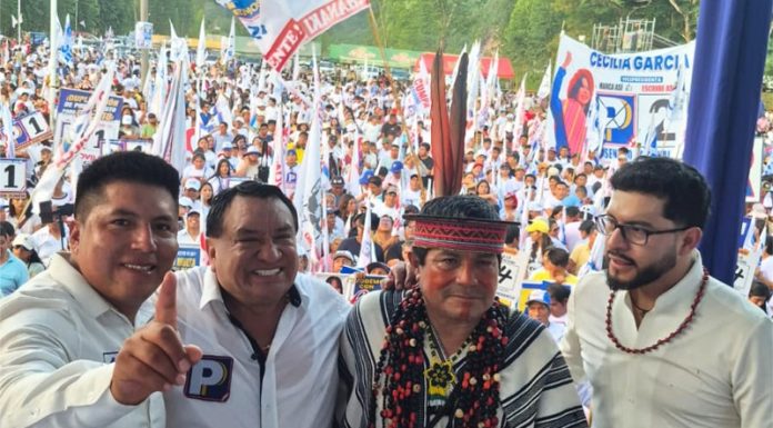 Walter Conovilca resalta multitudinario mitin de José Luna en La Merced