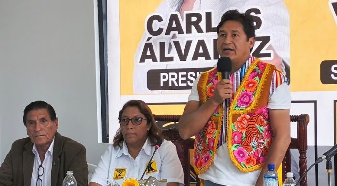 Vladimir Meza: «No caemos en triunfalismo y seguimos trabajando para pasar a segunda vuelta»