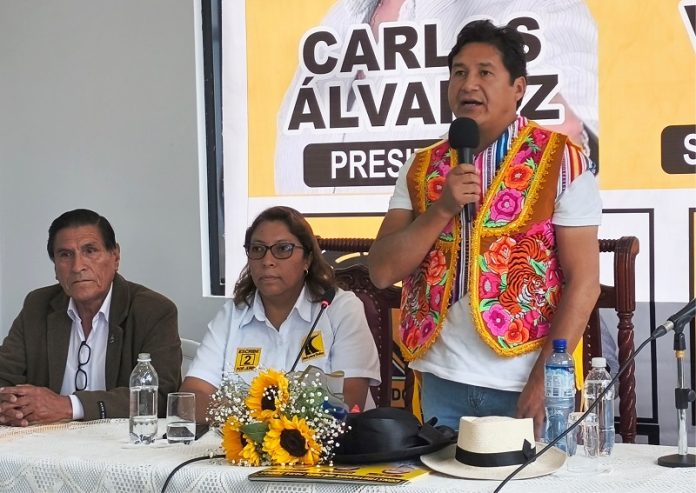 Vladimir Meza: «No caemos en triunfalismo y seguimos trabajando para pasar a segunda vuelta»