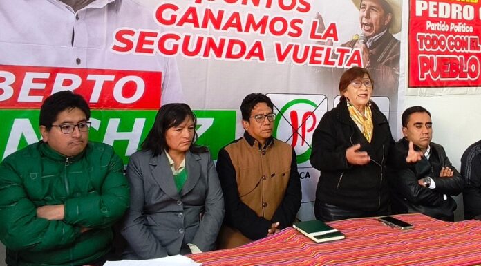 JP se une con ‘Todo con el Pueblo’ y anuncia llegada de Roberto Sánchez a Huancayo
