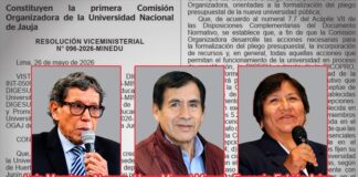 Minedu conforma primera Comisión Organizadora para la Universidad de Jauja