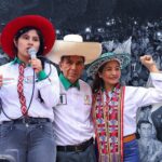 Yenifer Paredes, José Castillo y vicepresidente de Roberto Sánchez llegan a Huancayo