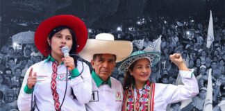 Yenifer Paredes, José Castillo y vicepresidente de Roberto Sánchez llegan a Huancayo