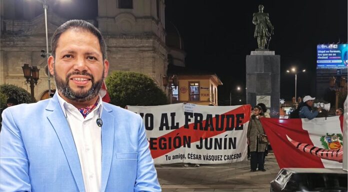 César Vásquez-Caicedo: «No vamos a parar hasta que se anulen las elecciones»