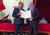 Cerrón declarado Huésped Ilustre y defensor de la educación universitaria en Junín