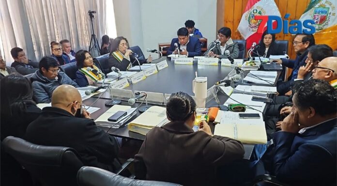 Llallico asiste a reunión en el Congreso, aun como alcalde, y Concejo sesiona sin él