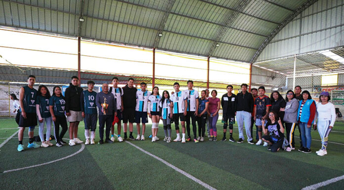 Rafael Meza realiza campeonato de vóley a favor de los tambinos