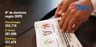 Más de un millón de electores definirán el futuro del país en Junín