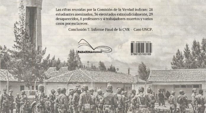 Presentan libro con testimonios inéditos sobre los años de terrorismo en la UNCP