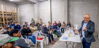 Rafael Meza se compromete con la continuidad para proyectos e inversiones en El Tambo