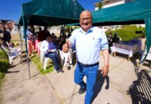 Papás de asociación de vivienda Fonavi respaldan propuestas de Rafael Meza sobre seguridad y limpieza pública