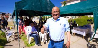 Papás de asociación de vivienda Fonavi respaldan propuestas de Rafael Meza sobre seguridad y limpieza pública