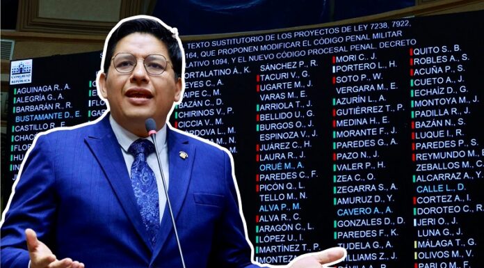 Ilich López, congresista por Junín que votó a favor de nueva ‘ley de impunidad’
