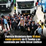 Patricia Alcántara es retirada como gerente de El Tambo a 18 días de haber sido designada