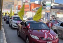 Maxim y sus socios conductores participaron en desfile por Fiestas Patrias en Huancayo