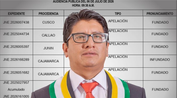 JNE declara la vacancia del regidor Iván Medina, que esperaba credencial para ser alcalde