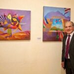 Gustavo Puente Avellaneda expone sus pinturas en Italia