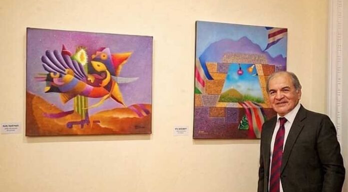 Gustavo Puente Avellaneda expone sus pinturas en Italia