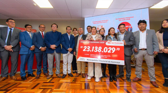 Caja Huancayo transfiere S/ 23.1 millones en utilidades a la municipalidad de Huancayo para financiar obras públicas
