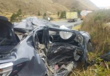 Tres víctimas, entre ellas un niño de 7 años, en triple choque en la Carretera Central