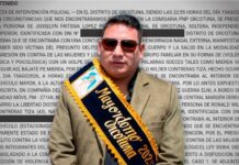 PNP interviene a alcalde de Orcotuna por golpear a su expareja y él afirma que es cuestión política