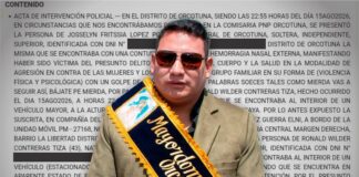 PNP interviene a alcalde de Orcotuna por golpear a su expareja y él afirma que es cuestión política