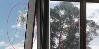 Bala impacta ventana del hospital Daniel Alcides Carrión y genera alarma