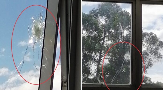 Bala impacta ventana del hospital Daniel Alcides Carrión y genera alarma