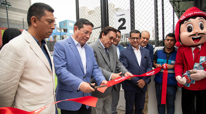 Caja Huancayo y la Fundación Caja Huancayo recuperarán espacios clave para el deporte y la convivencia ciudadana en La Victoria