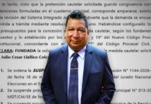 Volverá: PJ decide suspender vacancia de Julio César Llallico como alcalde de El Tambo