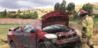 Hermanos que viajaban para visitar a su padre enfermo se accidentan, uno muere